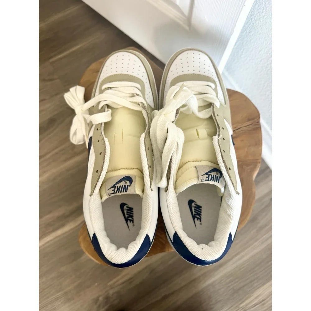 Nike Terminator Low Deadstock Vtg 12 White Navy‎ Light Stone Chamois 308841-141